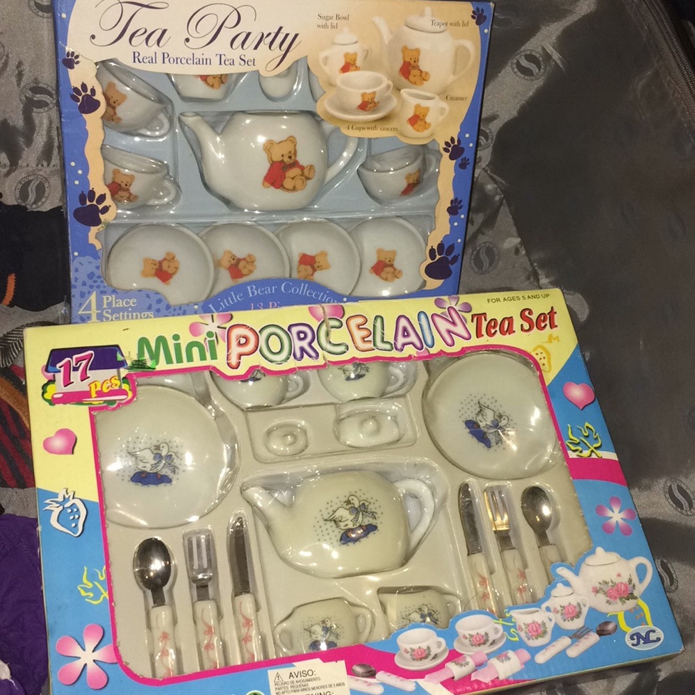 TWO tea sets for $10